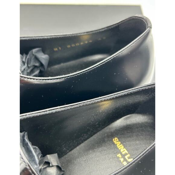 Men\'s Saint Laurent JEAN Leather, Derby shoes size 42/9 US made in Italy main image 15